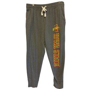 Side Line Iowa State Cyclone Gray Active Wear Casual Lounge Knit Pants Size Larg